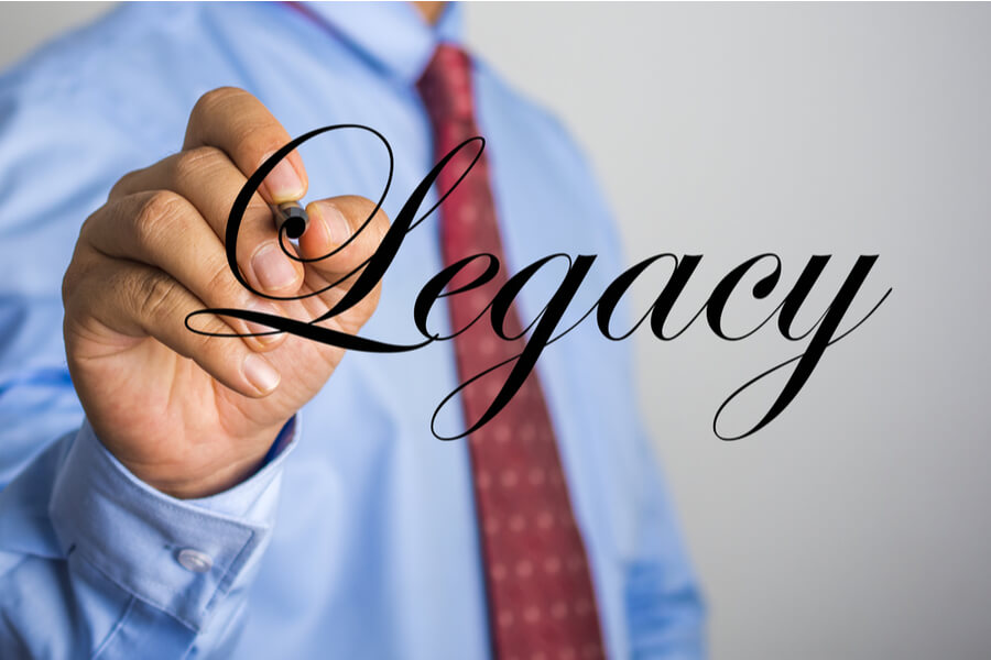 Solicitor writing legacy